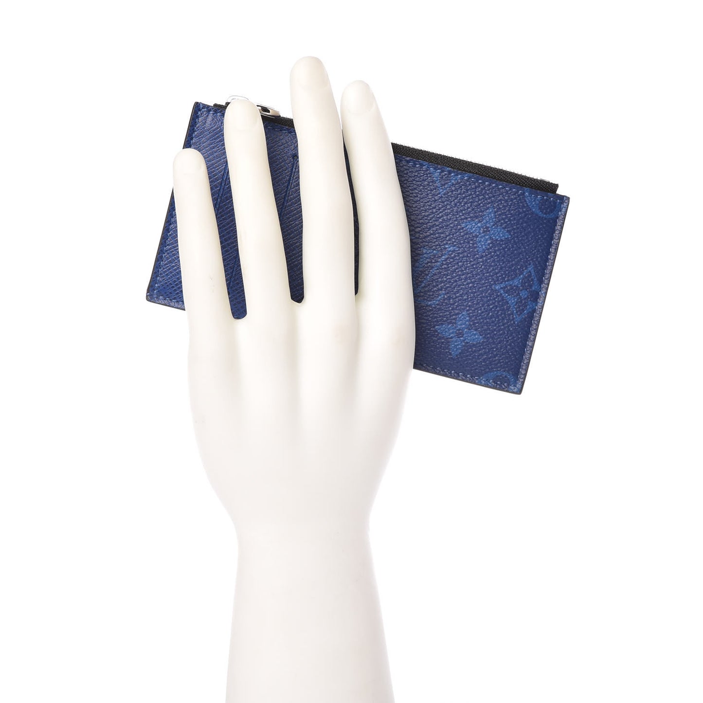 Monogram Taiga Coin Card Holder Cobalt
