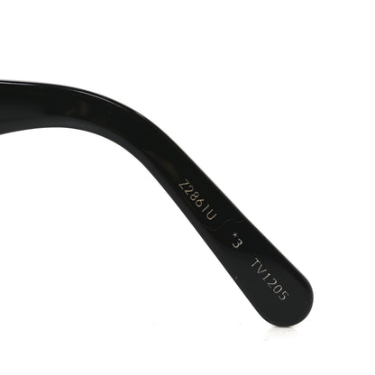 Louis Vuitton Acetate LV Chain Braided Maxi Square Sunglasses Z2861U Black 8 of 9