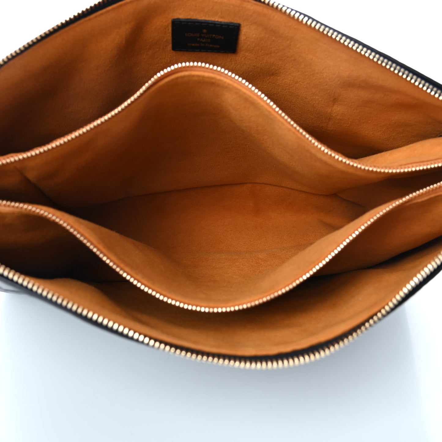 Lambskin Embossed Monogram Coussin MM Black