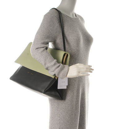 Celine Calfskin Suede All Soft Shoulder Bag Pistachio 2 of 6