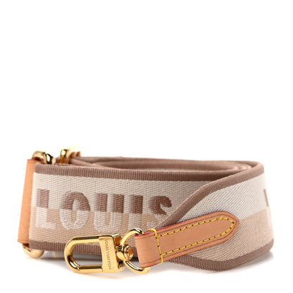 Louis Vuitton Jacquard Speedy Bandouliere 20 Shoulder Strap Beige 1 of 3