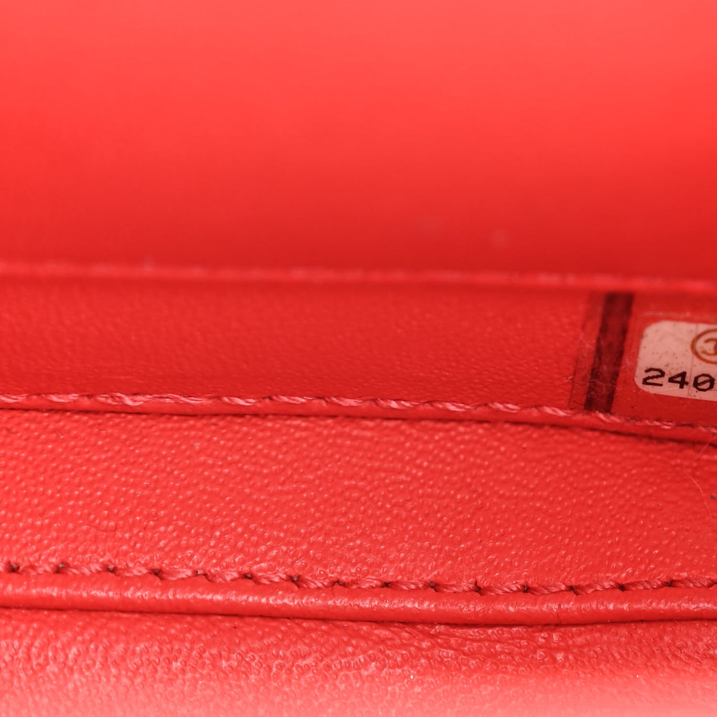 Caviar Quilted Small CC Filigree Vanity Case Coral