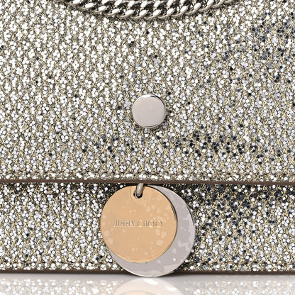 Jimmy Choo Glitter Fabric Finley Mini Shoulder Bag Champagne 8 of 11