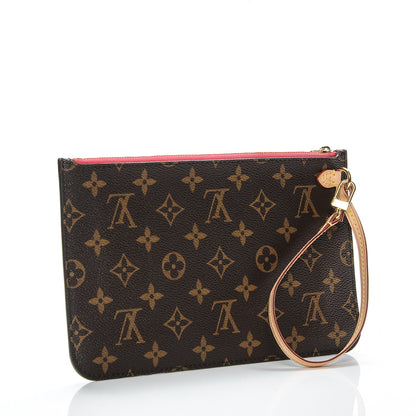 Louis Vuitton Monogram Neverfull MM GM Pochette Pink 3 of 6