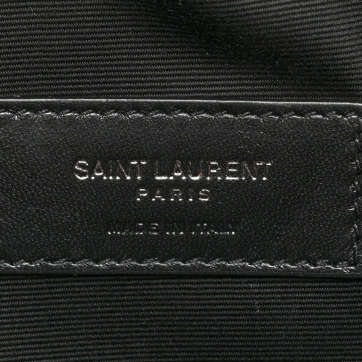 Saint Laurent Grain De Poudre Uptown Pouch Black 6 of 9