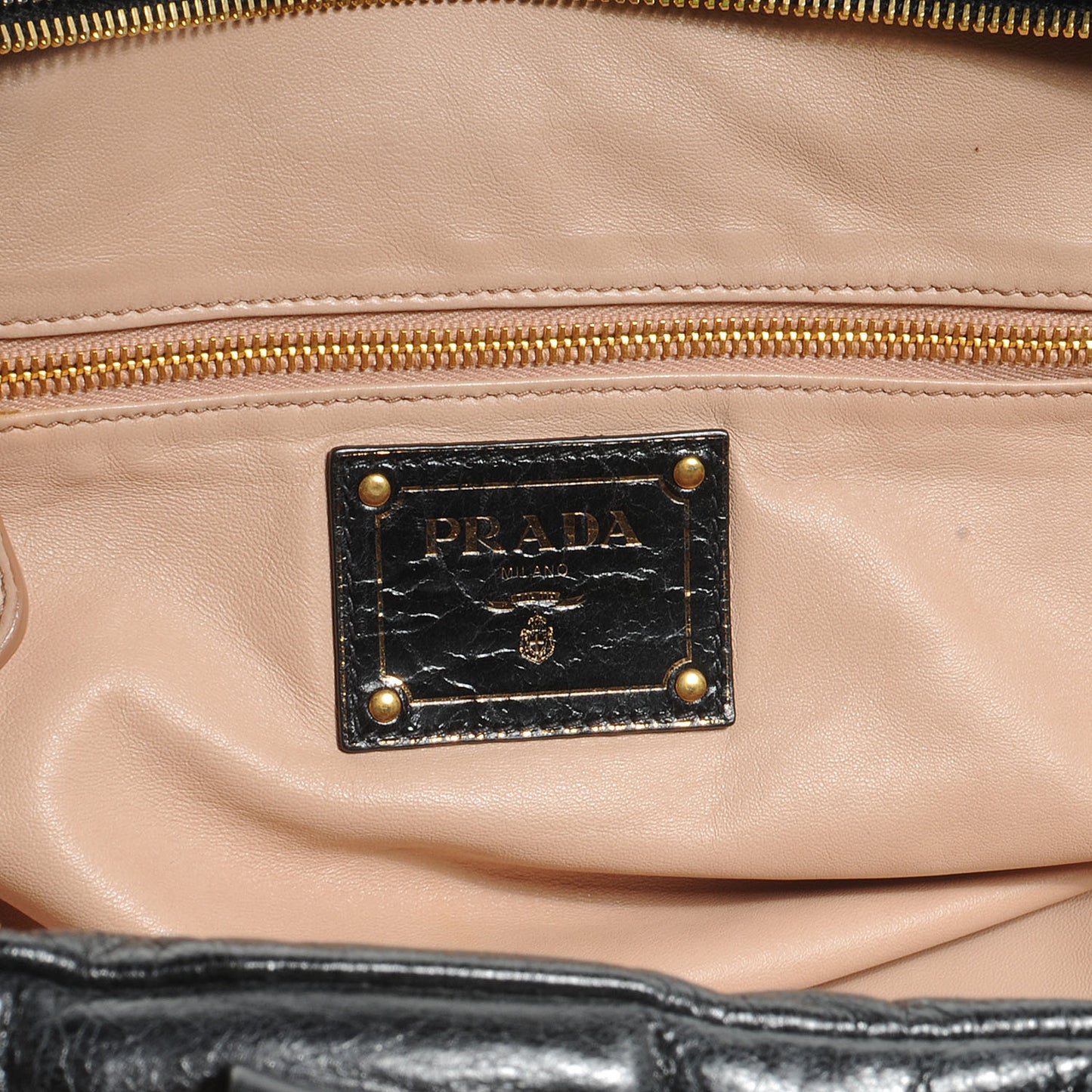 Glace Calf Bowler Bag Black