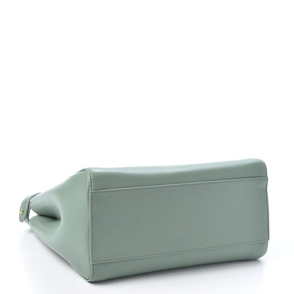 Fendi Nappa Mini Peekaboo Iconic Satchel Menta 3 of 9
