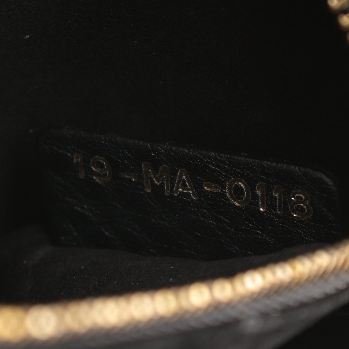 Grained Calfskin Dio(r)evolution Flap Bag Black