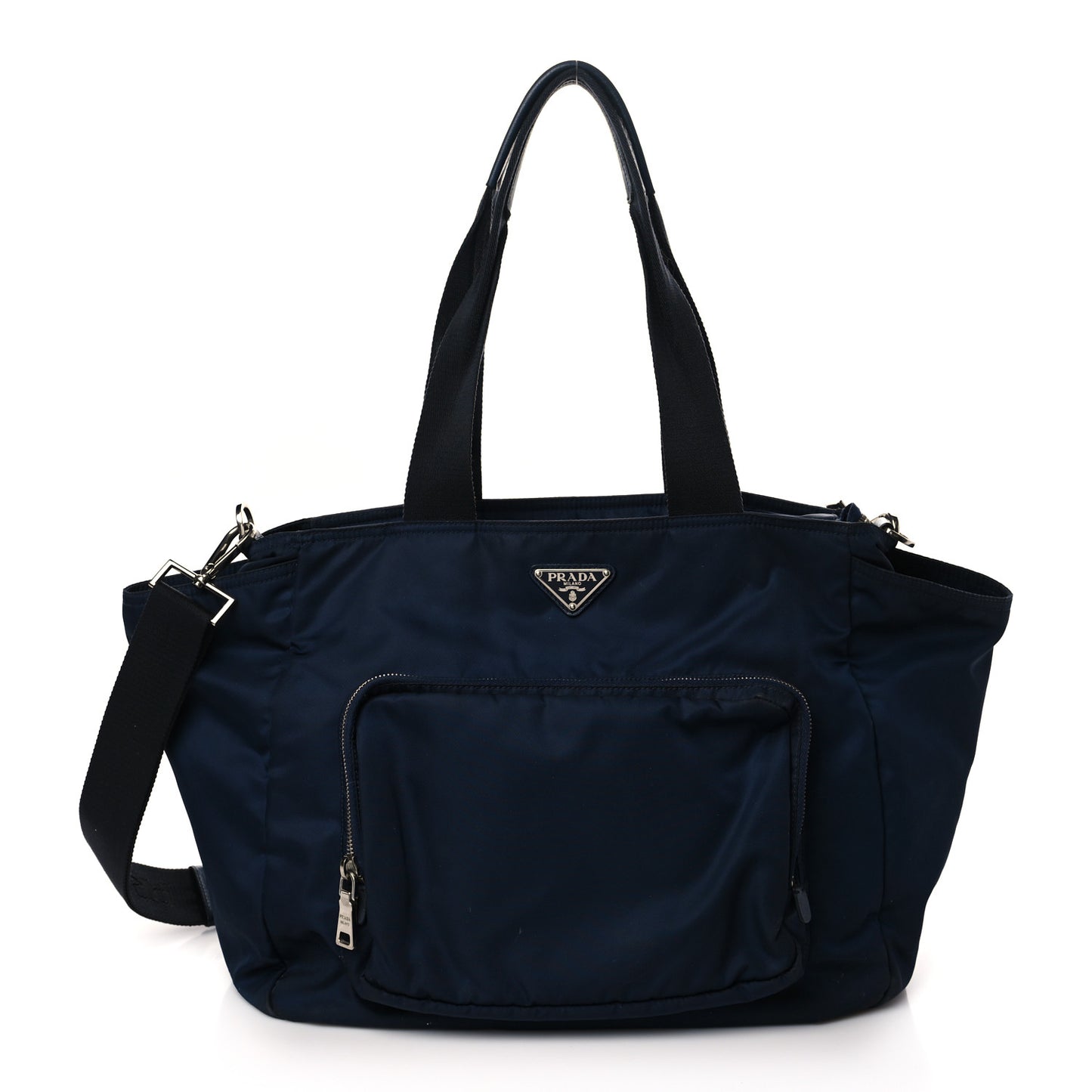 Nylon Vela Baby Bag Blue