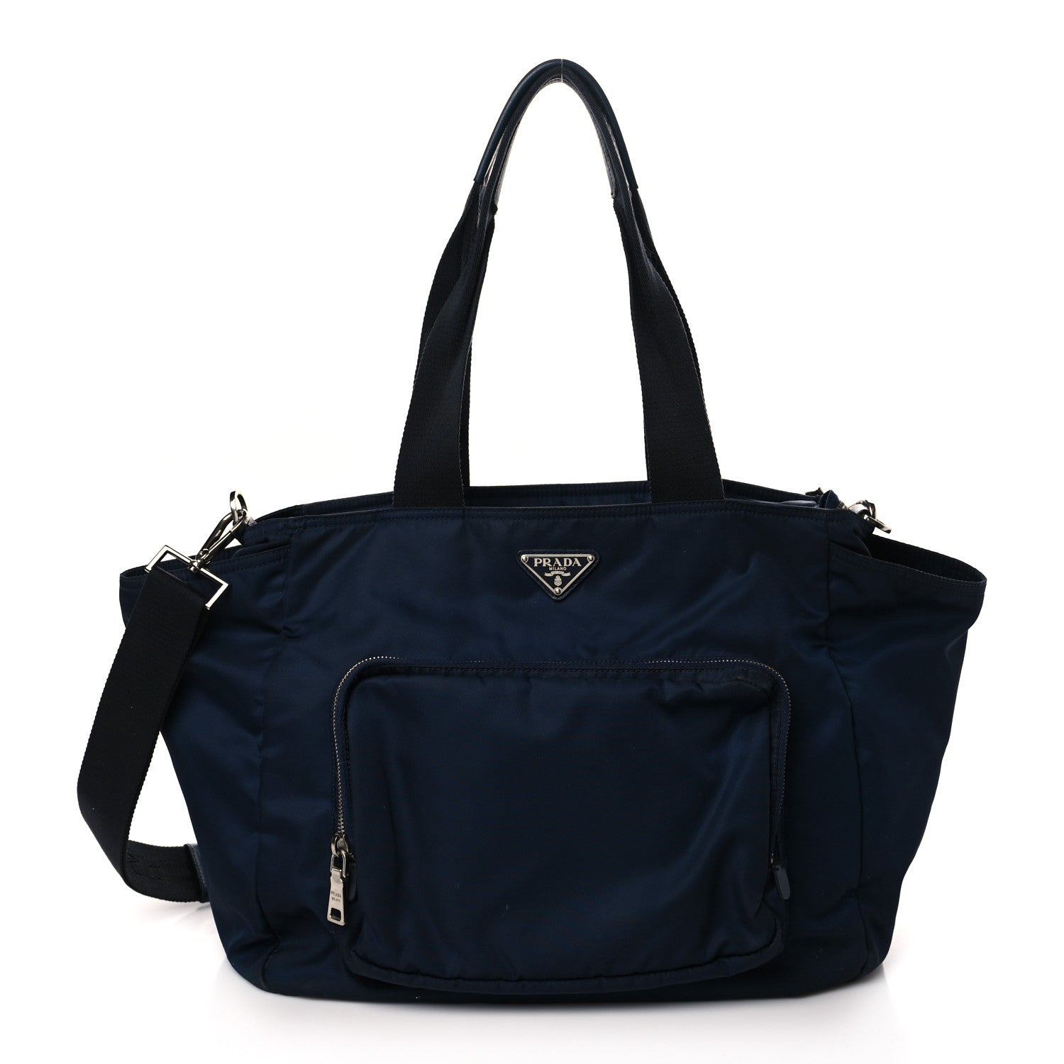 Prada Nylon Vela Baby Bag Blue 1 of 9