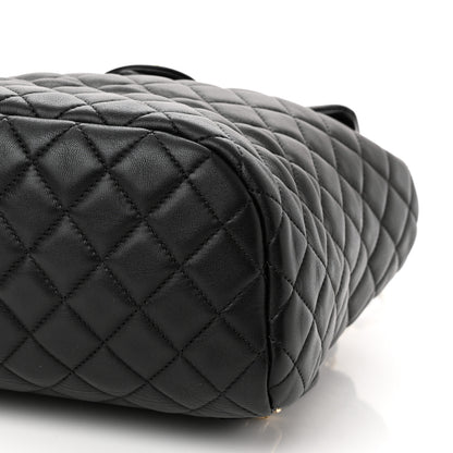 Chanel Lambskin Quilted Small Urban Spirit Backpack Black 10 of 10
