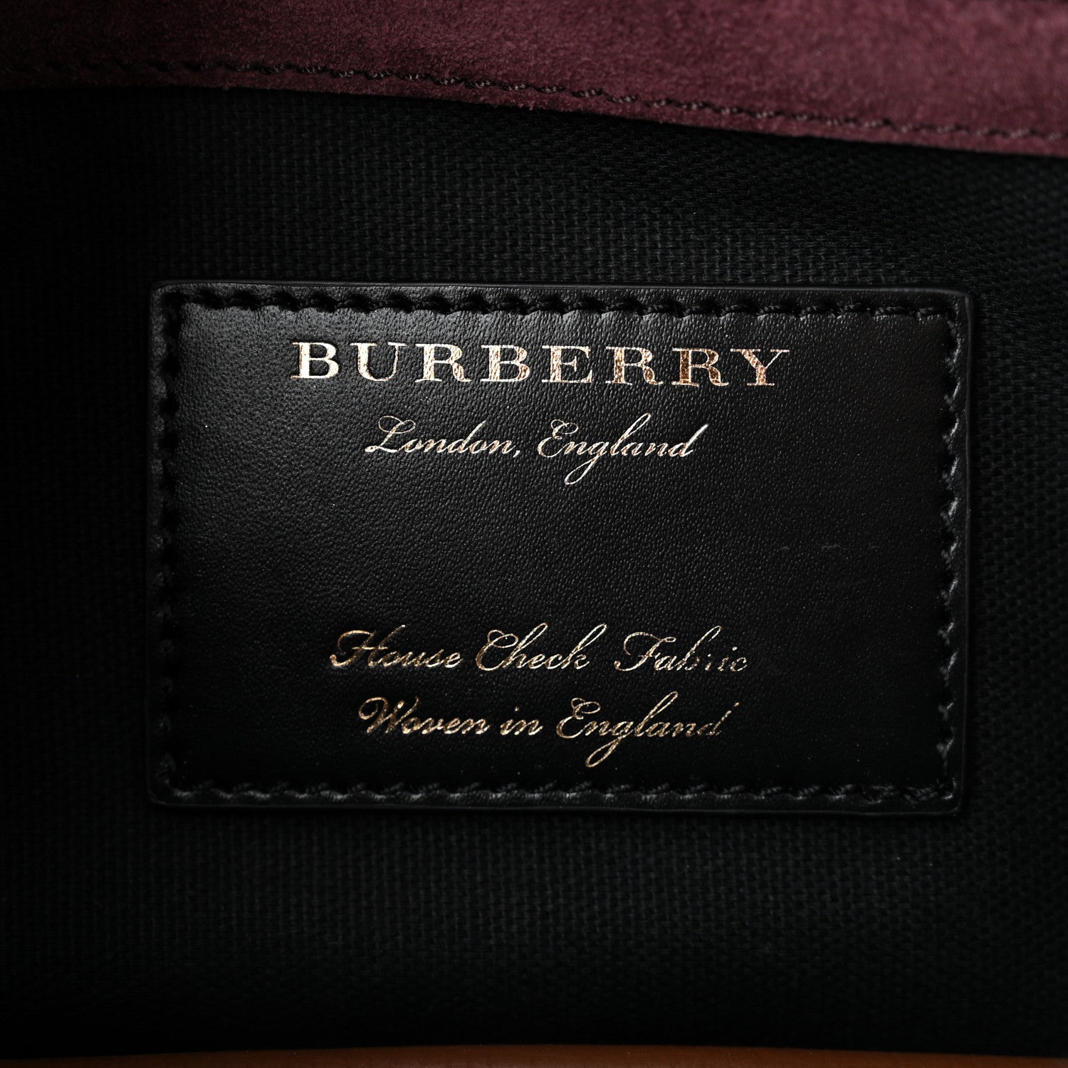Burberry Derby Calfskin House Check Small Macken Crossbody Bag Tan 6 of 12