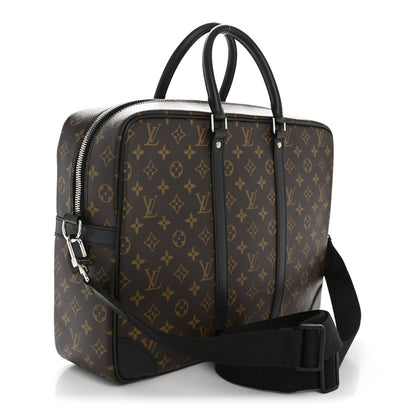 Louis Vuitton Monogram Macassar Porte-Documents Voyage GM 3 of 12