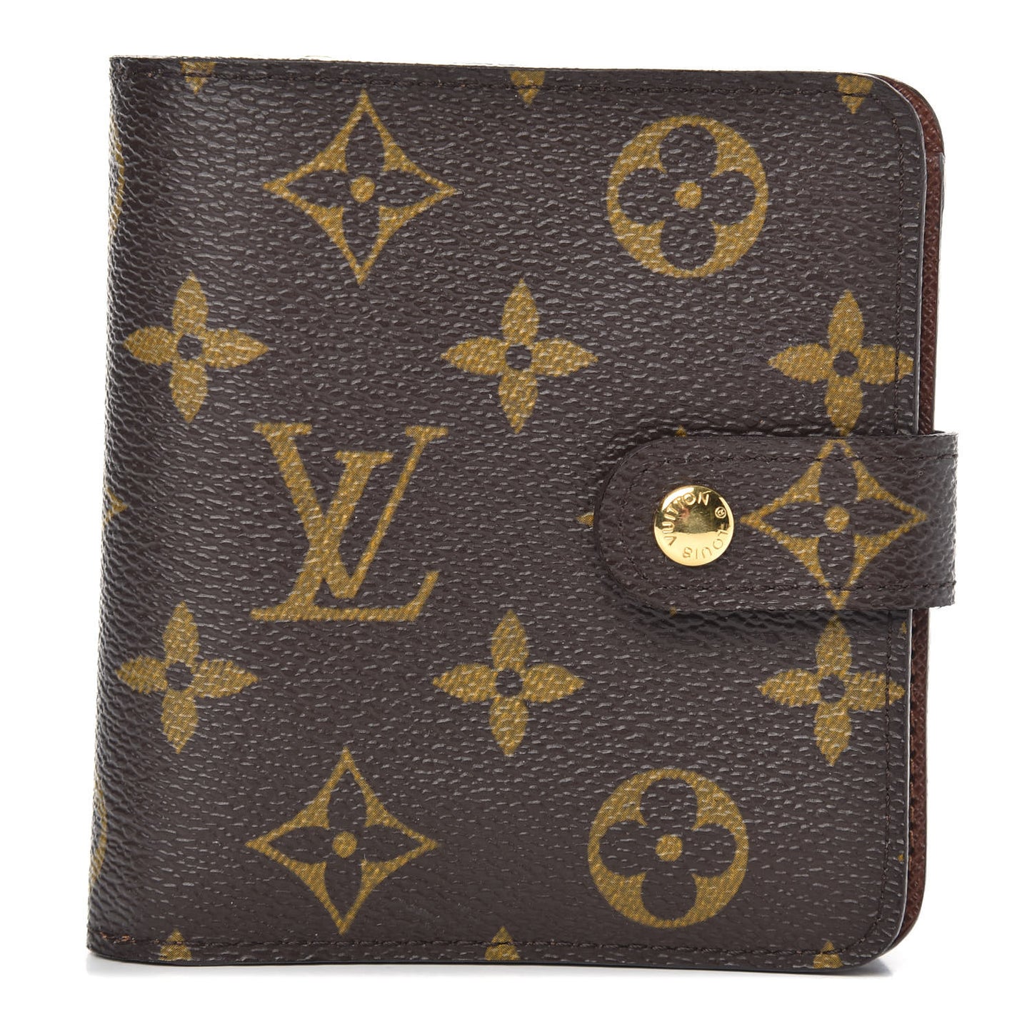 Monogram Compact Zippe Zipped Wallet