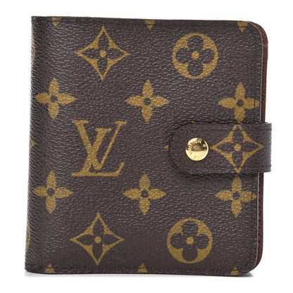 Louis Vuitton Monogram Compact Zippe Zipped Wallet 1 of 7