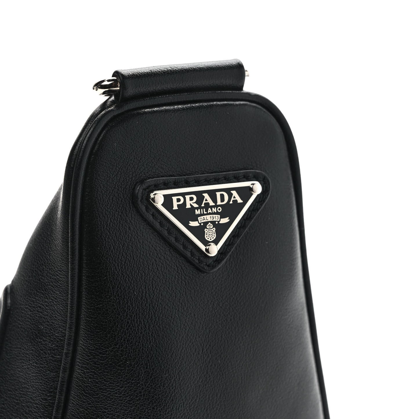 Grace Lux Triangle Shoulder Bag Black