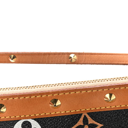 Louis Vuitton Monogram Multicolor Pochette Accessories Black 12 of 13