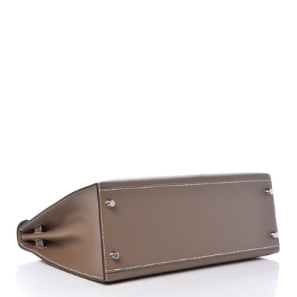 Hermes Epsom Kelly Sellier 32 Etoupe 5 of 35