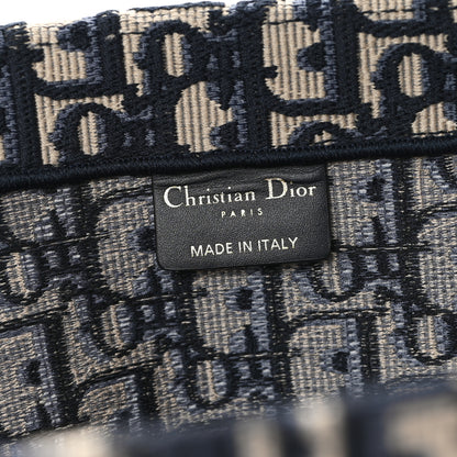 Christian Dior Oblique Large Book Tote Blue Multicolor 6 of 10