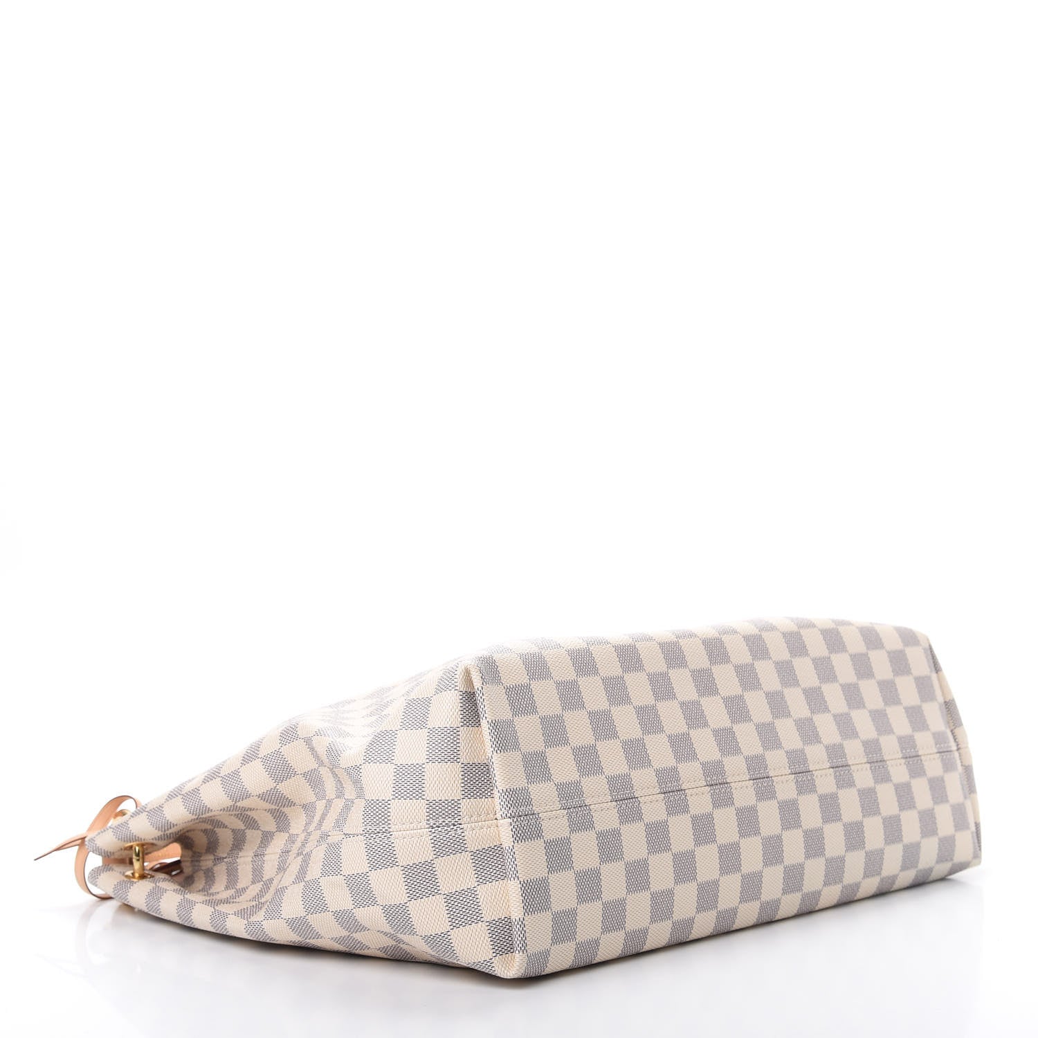 Louis Vuitton Damier Azur Graceful MM Rose Ballerine 4 of 14