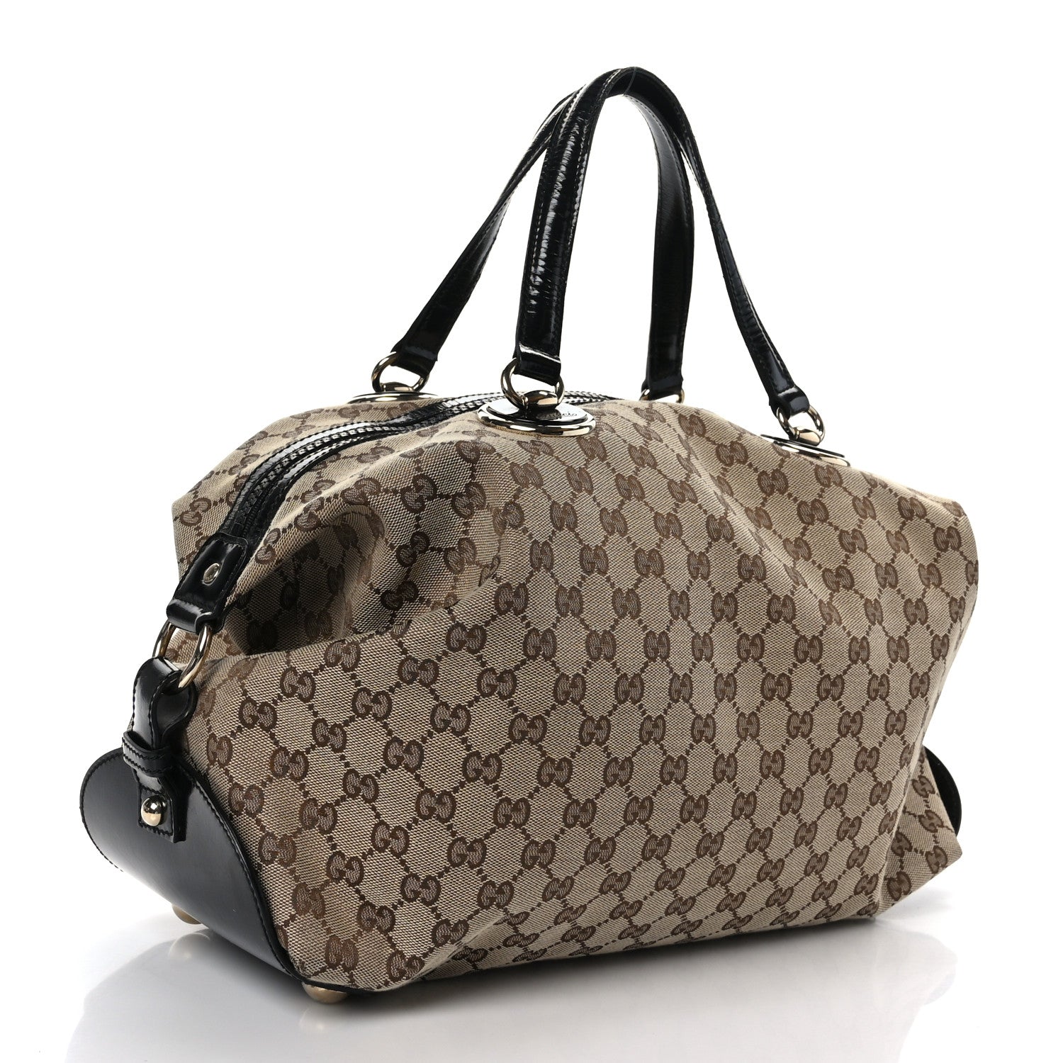 Gucci Monogram Full Moon Boston Black 3 of 9