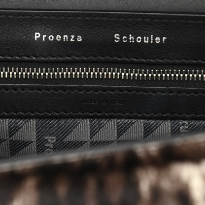 Proenza Schouler Calf Hair Leopard Print Mini PS11 Classic Shoulder Bag Black 8 of 9