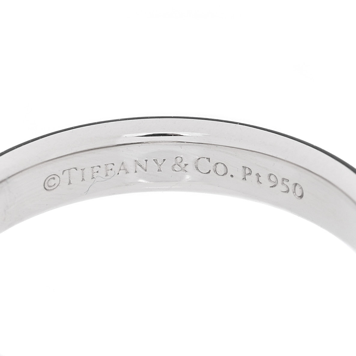 Tiffany Platinum 3mm Forever Wedding Band Ring 48 4.5 4 of 4