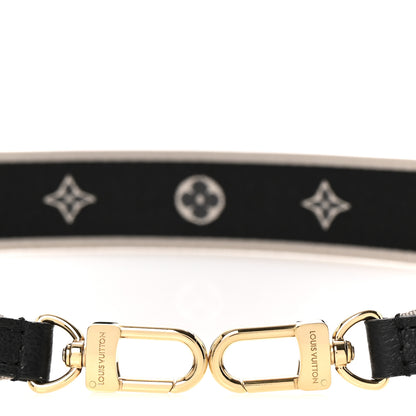 Louis Vuitton Jacquard Diane Shoulder Strap Black Ivory 3 of 4