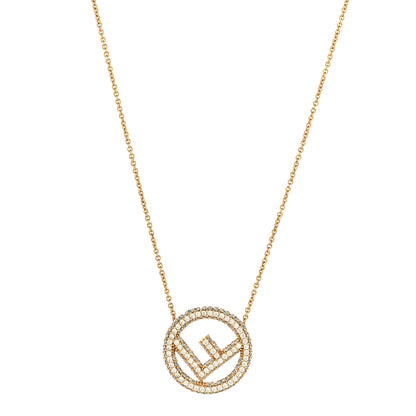 Fendi Metal Crystal F is Fendi Necklace Gold 1 of 7