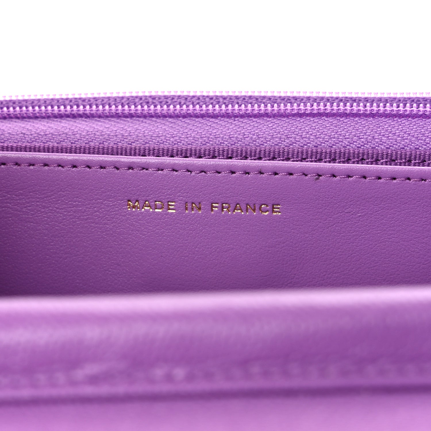 Chanel Caviar Quilted Wallet On Chain WOC Purple 7 of 11