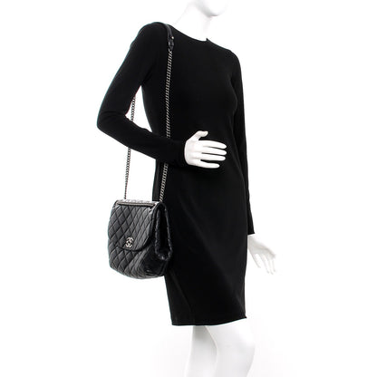Chanel Lambskin Quilted Large Daily Supple Flap Black 2 of 8