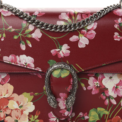 Gucci Calfskin Blooms Print Medium Dionysus Shoulder Bag Romantic Cherry Multicolor 10 of 10