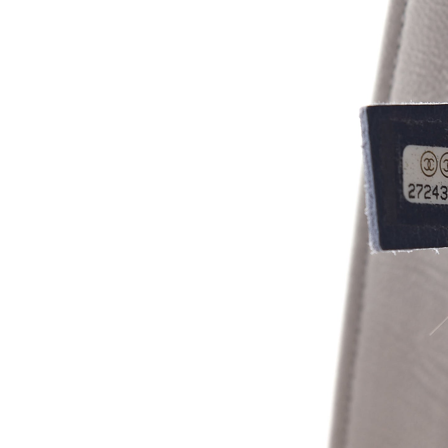 Lambskin CC Mania Flap Bag White