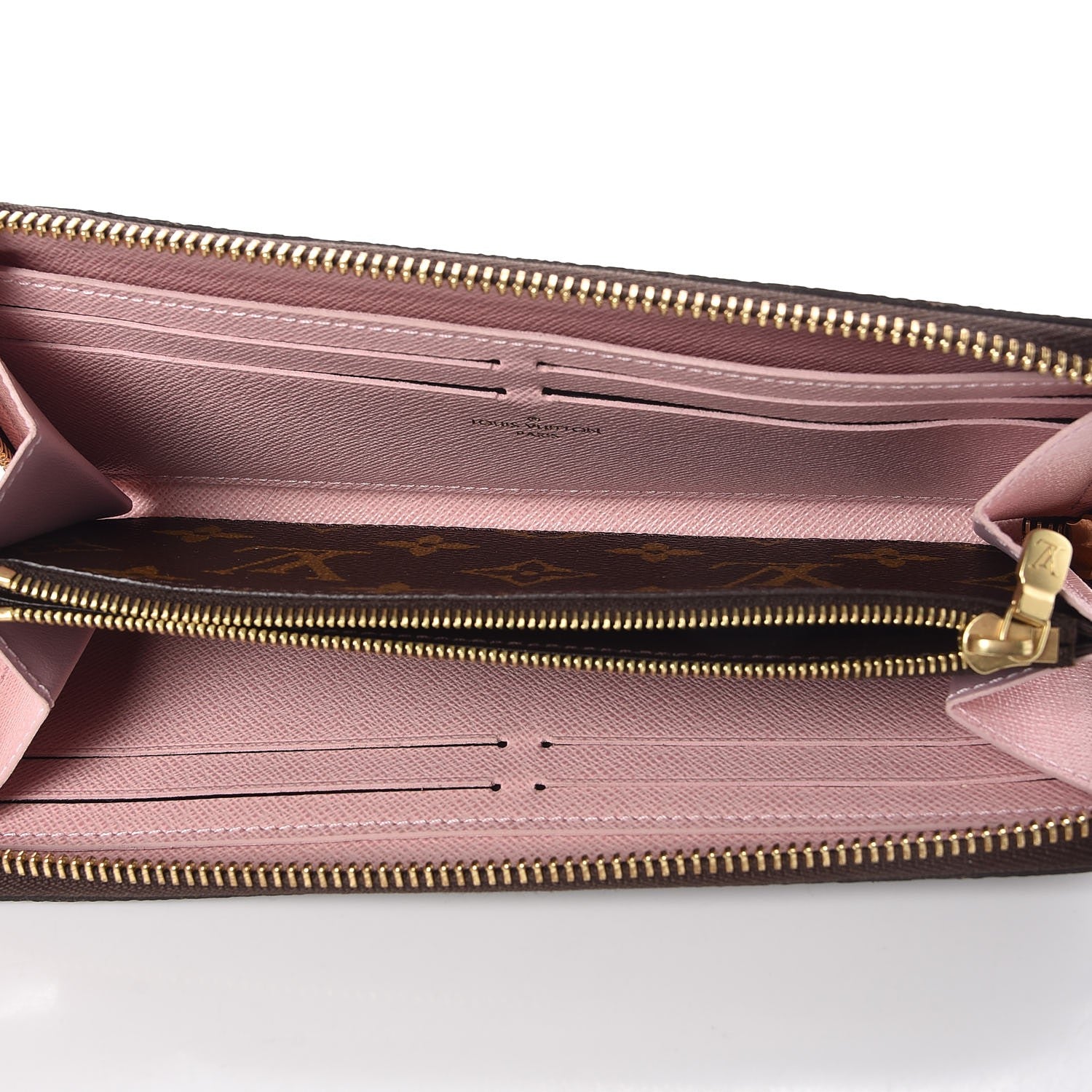 Louis Vuitton Monogram Clemence Wallet Rose Ballerine 5 of 7
