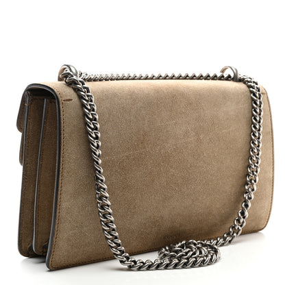 Gucci Suede Small Dionysus Shoulder Bag Taupe 2 of 9