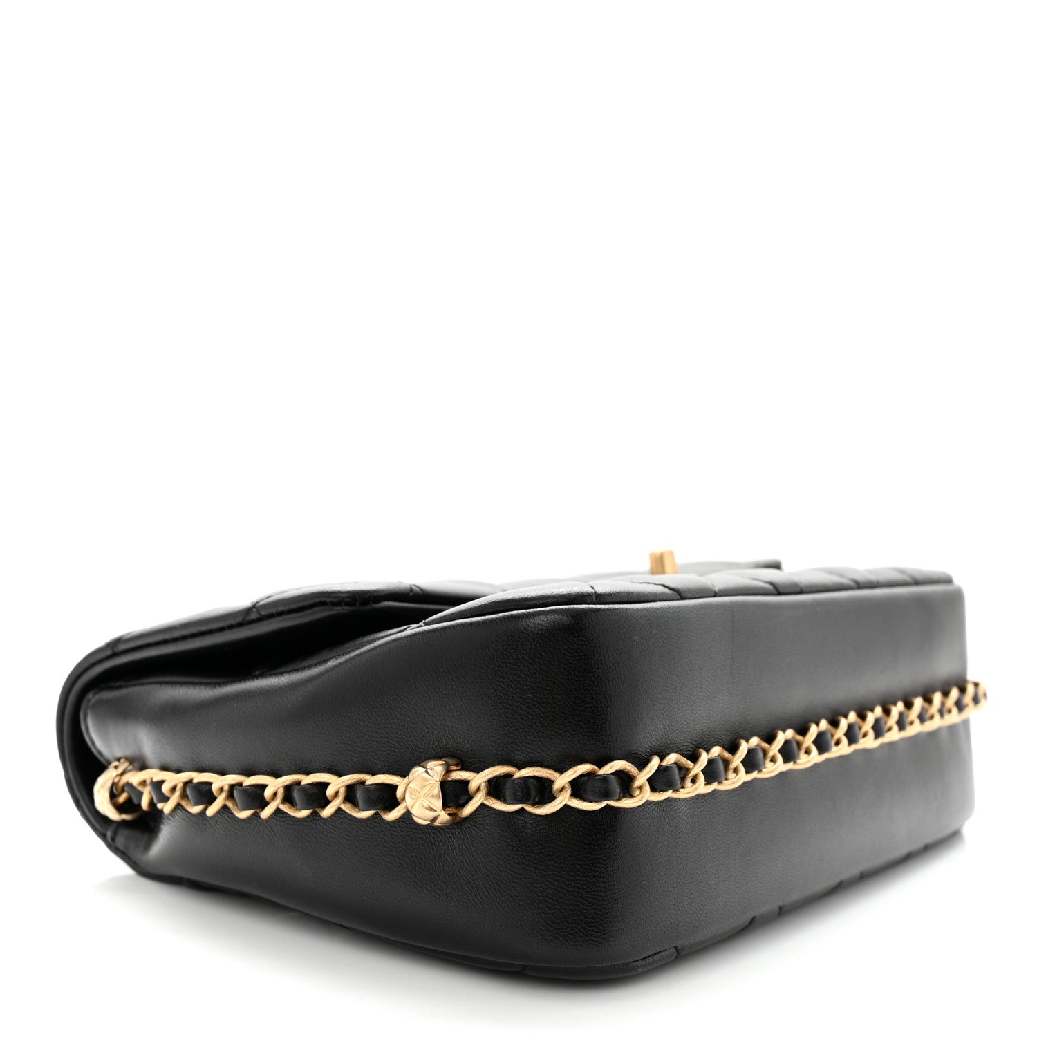Chanel Lambskin Quilted CC Medium Dynasty Flap Black 4 of 10