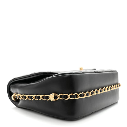 Chanel Lambskin Quilted CC Medium Dynasty Flap Black 4 of 10