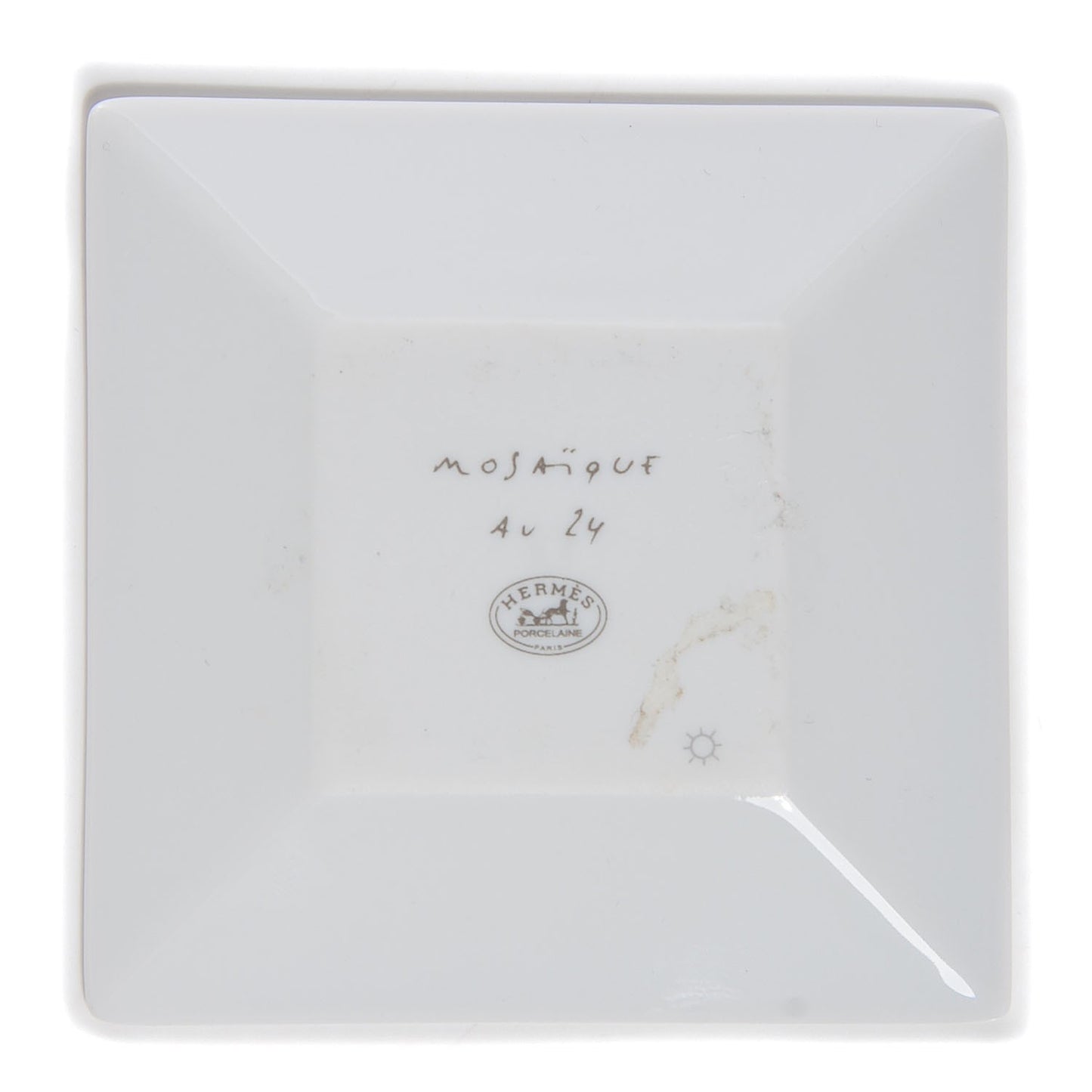 Porcelain Mosaique au 24 Square Plate Gift Box