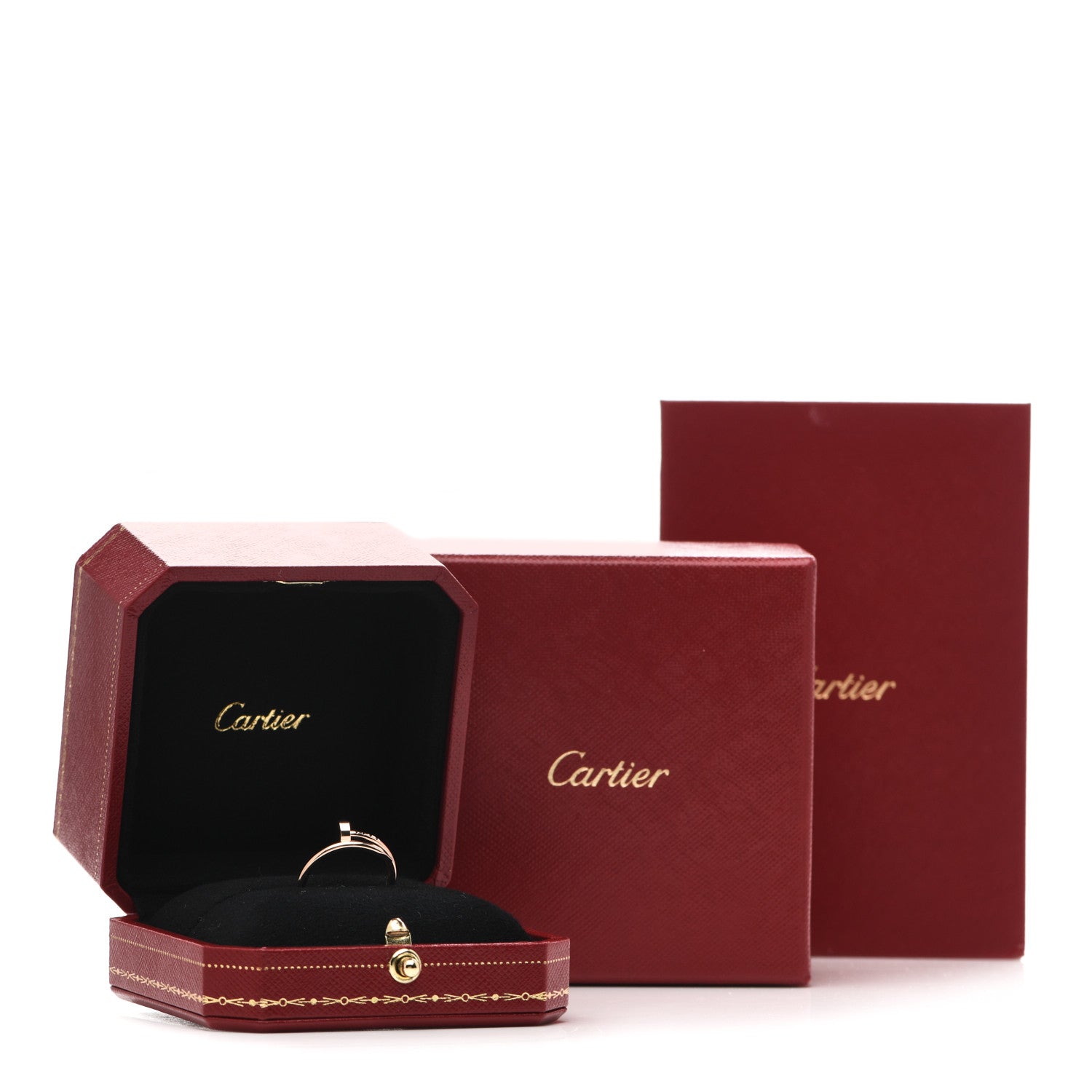 Cartier 18K Pink Gold Small Juste Un Clou Ring 51 5.75 6 of 6