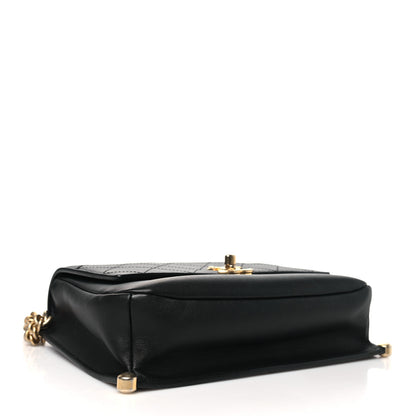 Chanel Calfskin Stitched Flap Black 4 of 10