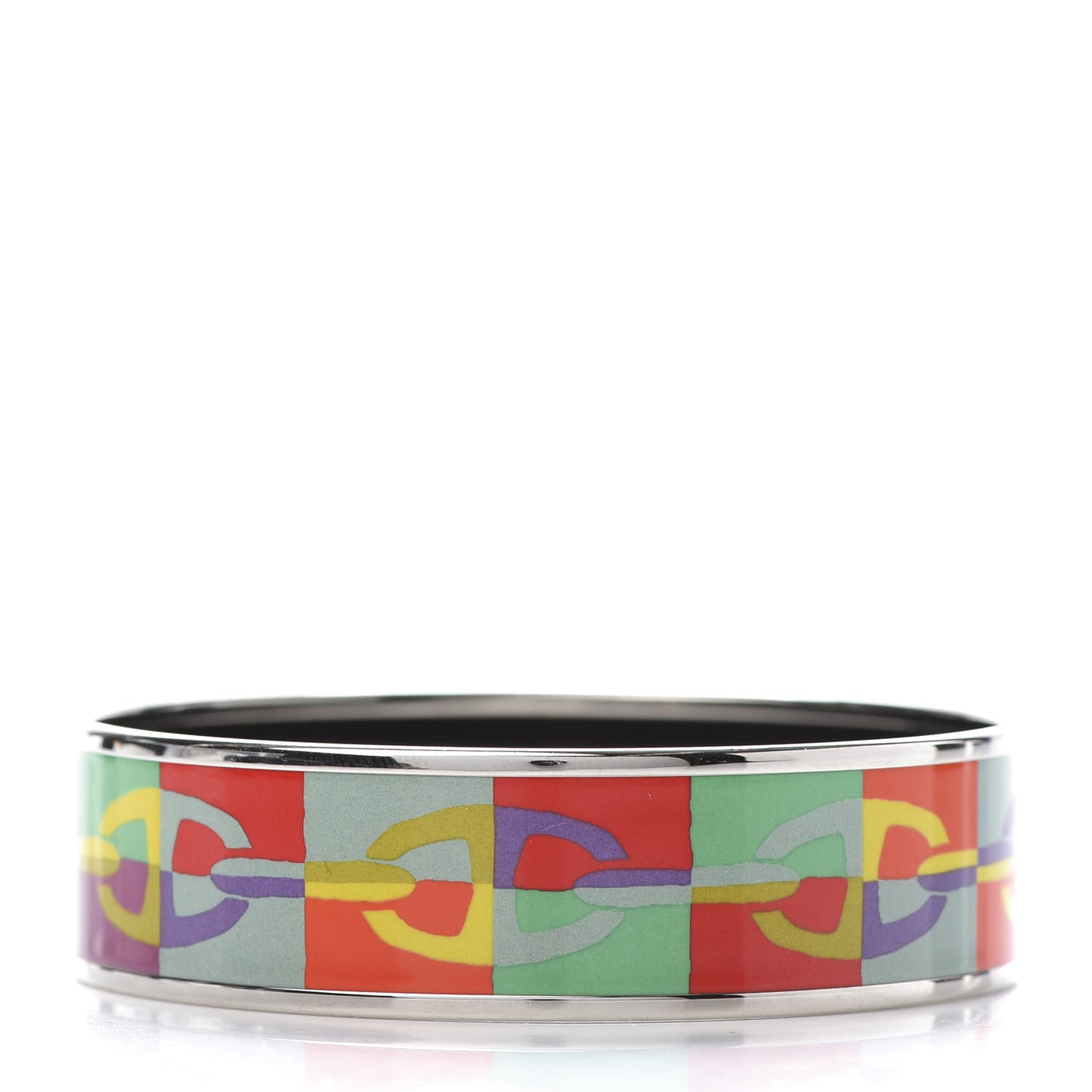 Enamel Printed Optique Chaine D'Ancre Wide Bracelet 70