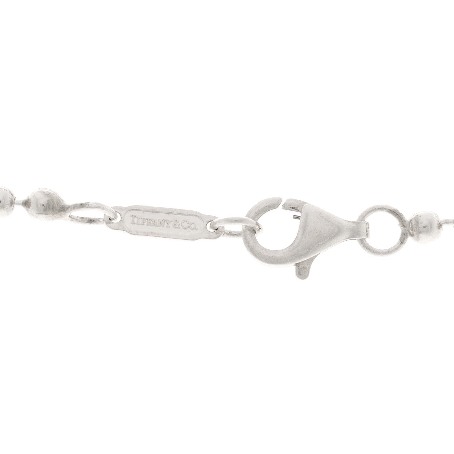 Tiffany Sterling Silver Atlas Dog Tag Necklace 5 of 5