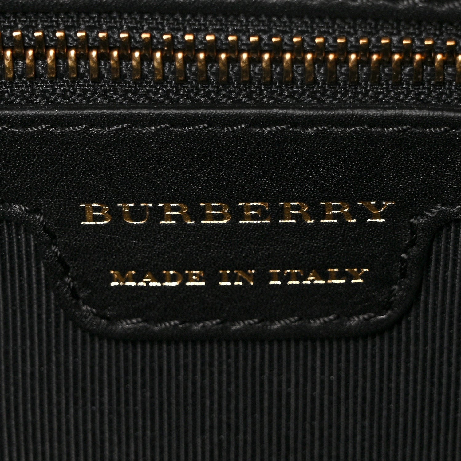 Burberry Calfskin 1983 Knight Check Link Zip Tote Black 6 of 9