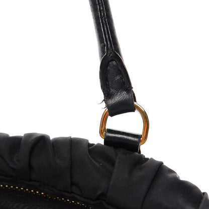 Prada Tessuto Nylon Gaufre Shopping Satchel Black 8 of 18