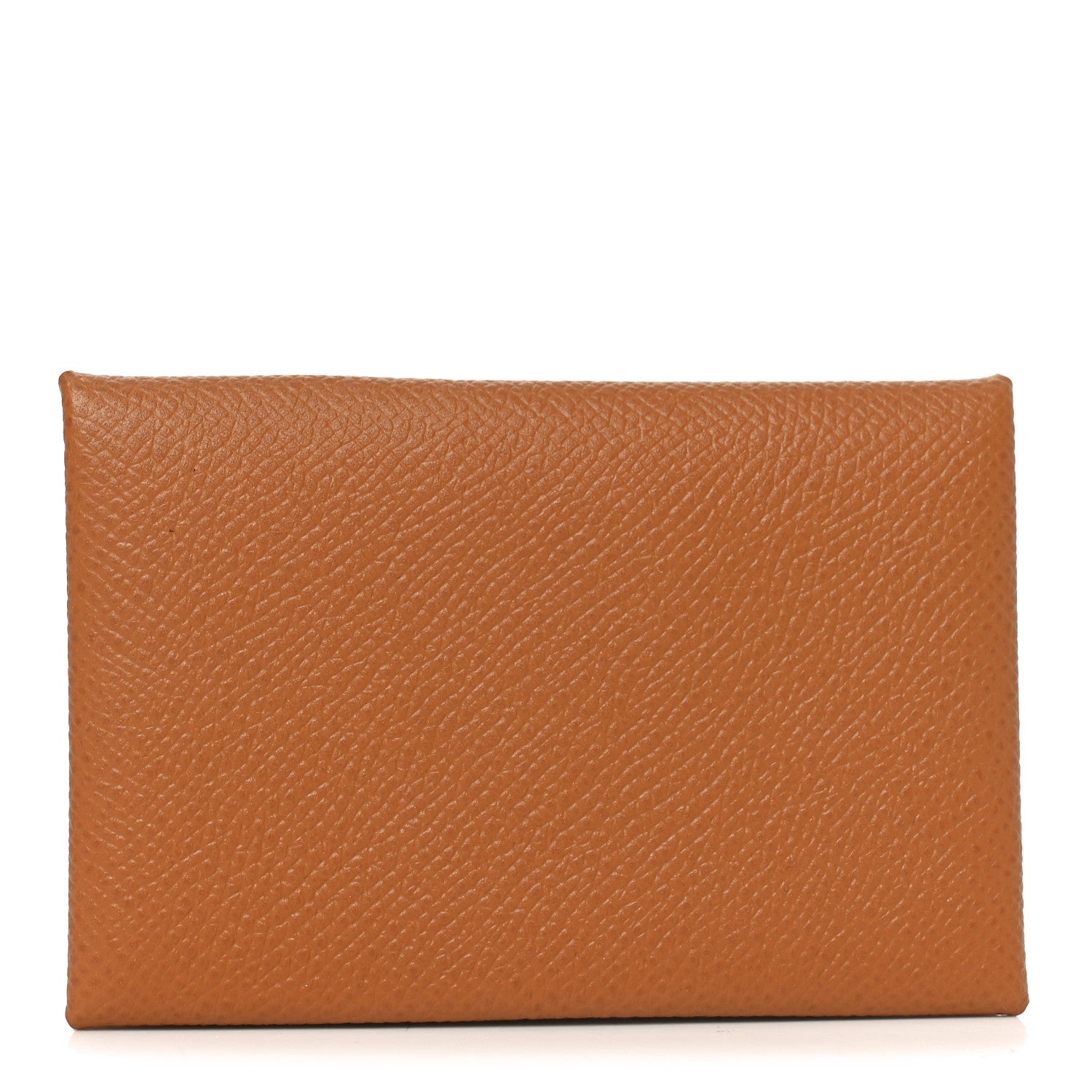 Hermes Epsom Calvi Card Case Gold 1 of 8