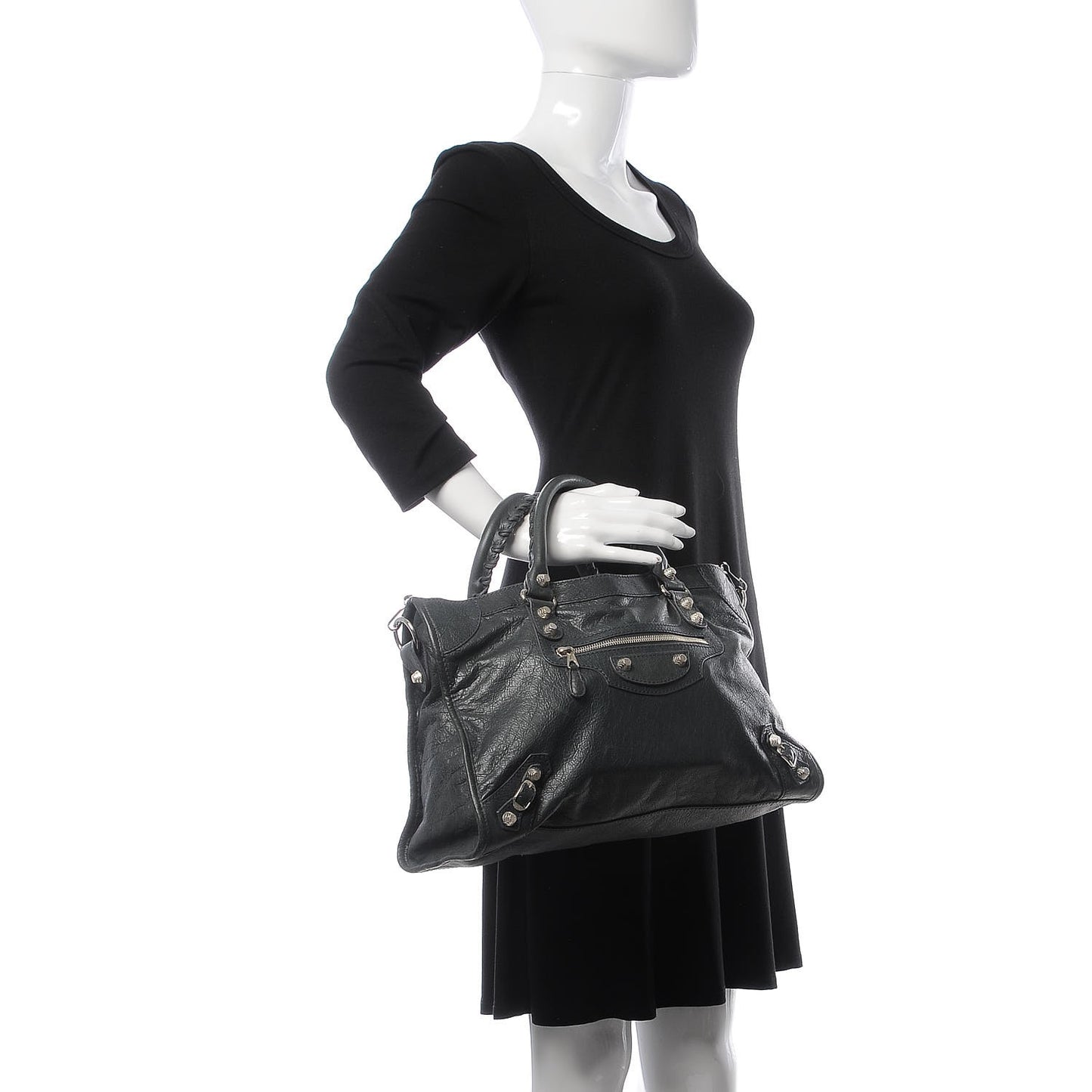 Agneau Giant 12 Silver Hardware City Anthracite