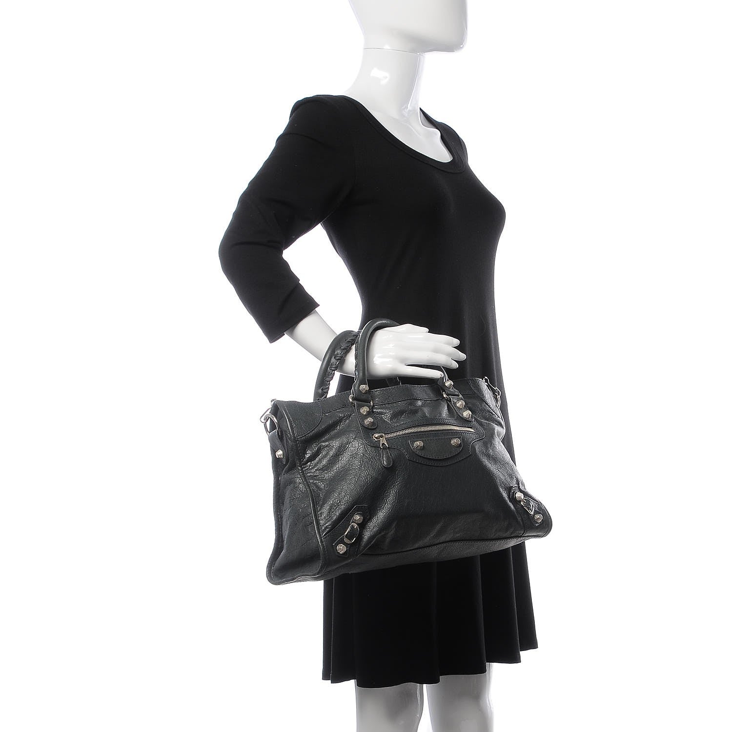 Balenciaga Agneau Giant 12 Silver Hardware City Anthracite 3 of 12
