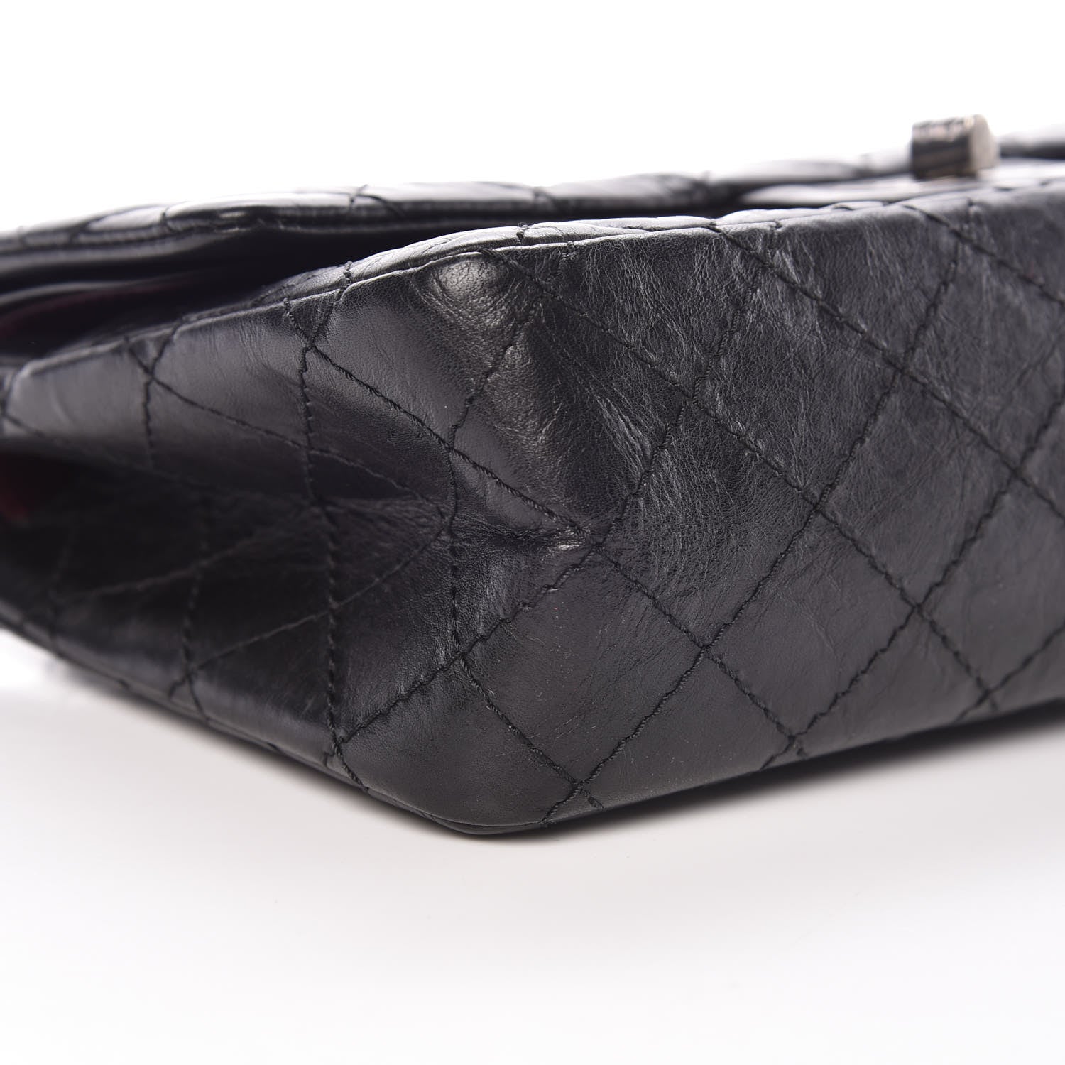 Chanel Aged Calfskin Quilted 2.55 Reissue 225 Flap Black 5 of 11