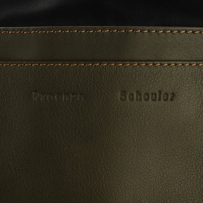 Proenza Schouler Calfskin PS Courier Backpack Dark Moss 8 of 9