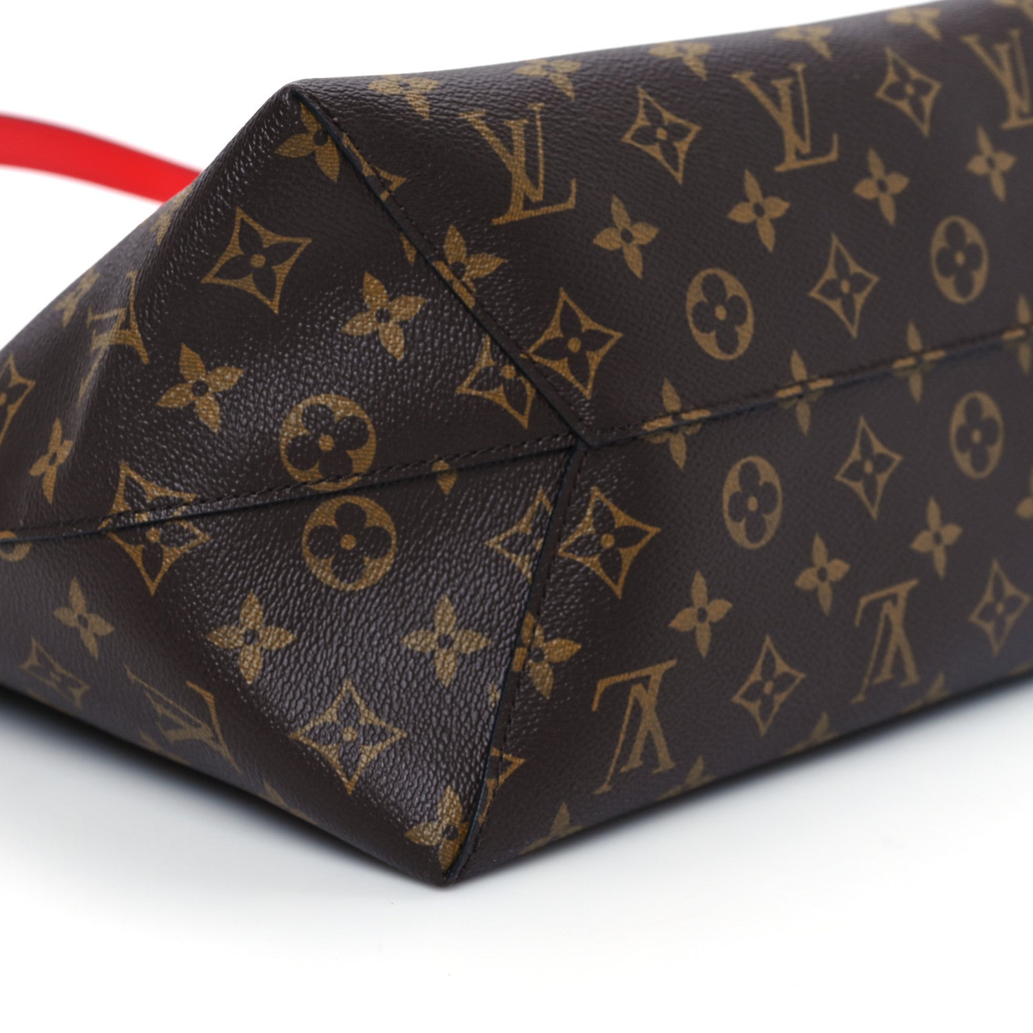 Louis Vuitton Monogram Flower Hobo Coquelicot 8 of 9